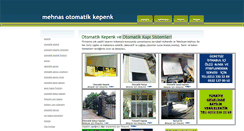 Desktop Screenshot of mehnasotomatikkepenk.com